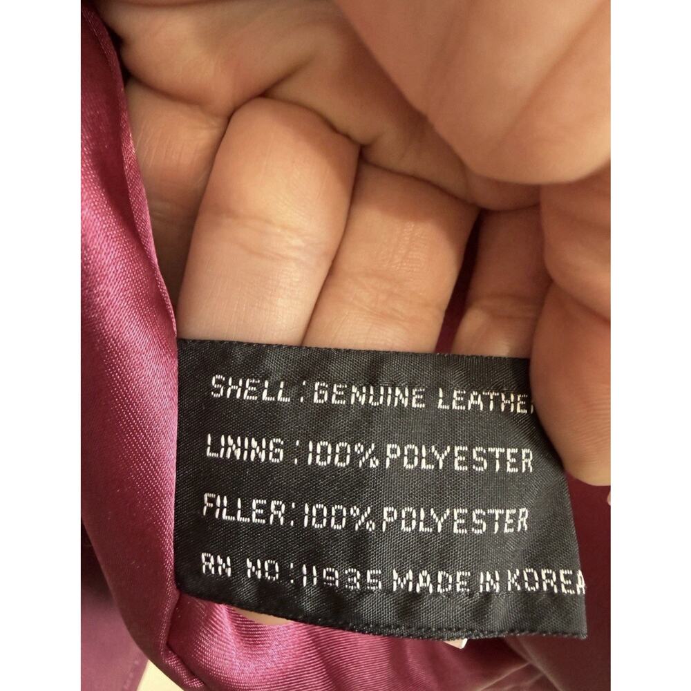 Jacqueline Ferrar Mauve Leather Jacket - Picture 13 of 17